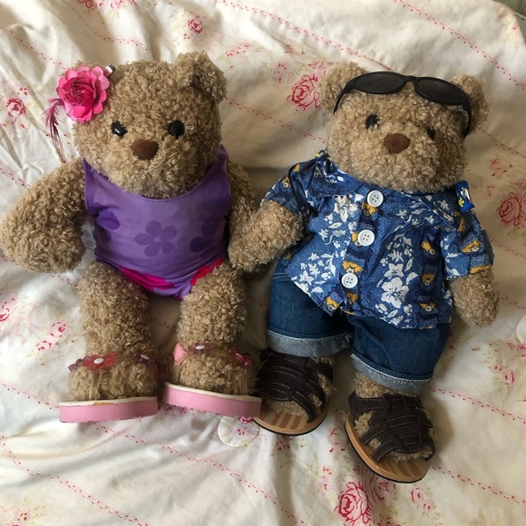 Build A Bear Workshop 1st Gen 1997 Teddy Bears 14” - Picture 16 of 16